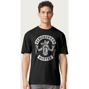 Stranger Things Men's Demogorgon Hunter T-Shirt in Black Size: Medium Black M Stranger Things Men's Demogorgon Hunter T-Shirt in Black Size: Medium Black M