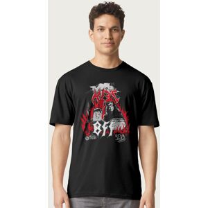 Stranger Things Men's HFC Hellfire Club Nerds & Freaks 4EVA T-Shirt in Black Size: XL Black XL Stranger Things Men's HFC Hellfire Club Nerds & Freaks 4EVA T-Shirt in Black Size: XL Black XL