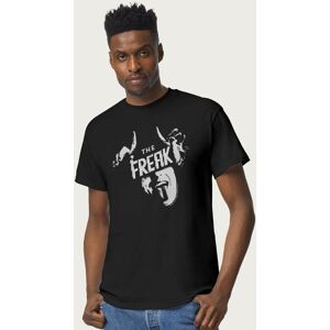 Stranger Things Men's Eddie Munson The Freak T-Shirt in Black Size: XL Black XL Stranger Things Men's Eddie Munson The Freak T-Shirt in Black Size: XL Black XL