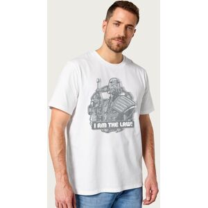 Judge Dredd Men's I Am The Law Lawgiver 2000 AD Comics T-Shirt in White Size: XL White XL Judge Dredd Men's I Am The Law Lawgiver 2000 AD Comics T-Shirt in White Size: XL White XL