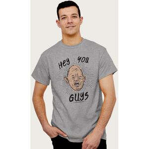 The Goonies Men's Hey You Guys Sloth T-Shirt in Mid Grey Size: 2XL Mid Grey 2XL The Goonies Men's Hey You Guys Sloth T-Shirt in Mid Grey Size: 2XL Mid Grey 2XL