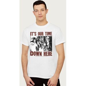 The Goonies Men's Gang It's Our Time Down Here T-Shirt in White Size: Large White L The Goonies Men's Gang It's Our Time Down Here T-Shirt in White Size: Large White L