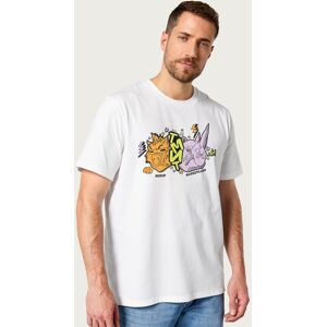 Teenage Mutant Ninja Turtles Men's Bebop & Rocksteady Sketch T-Shirt in White Size: Medium White M Teenage Mutant Ninja Turtles Men's Bebop & Rocksteady Sketch T-Shirt in White Size: Medium White M