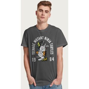Teenage Mutant Ninja Turtles Men's Bebop & Rocksteady 1984 T-Shirt in Charcoal Size: Small Charcoal S Teenage Mutant Ninja Turtles Men's Bebop & Rocksteady 1984 T-Shirt in Charcoal Size: Small Charcoal S