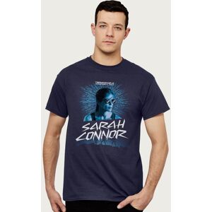 Terminator Men's Judgment Day Sarah Connor Dot Art T-Shirt in Navy Size: XL Navy XL Terminator Men's Judgment Day Sarah Connor Dot Art T-Shirt in Navy Size: XL Navy XL