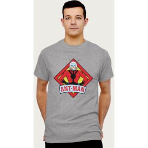 Ant-Man Men's Marvel Ant Man Vintage Silver Age Comic Book Logo T-Shirt in Mid Grey Size: XL Mid Grey XL Ant-Man Men's Marvel Ant Man Vintage Silver Age Comic Book Logo T-Shirt in Mid Grey Size: XL Mid Grey XL