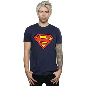 DC Comics Men's Superman Logo T-Shirt in Navy Size: Large Navy L DC Comics Men's Superman Logo T-Shirt in Navy Size: Large Navy L