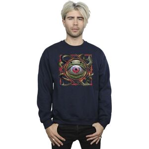 Marvel Men's Doctor Strange Snake Eyes Sweatshirt in Navy Size: 4XL Navy 4XL Marvel Men's Doctor Strange Snake Eyes Sweatshirt in Navy Size: 4XL Navy 4XL