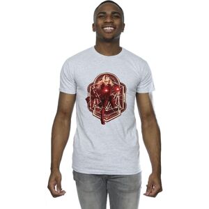 Marvel Men's Doctor Strange Wanda Vintage T-Shirt in Grey Size: 4XL Grey 4XL Marvel Men's Doctor Strange Wanda Vintage T-Shirt in Grey Size: 4XL Grey 4XL