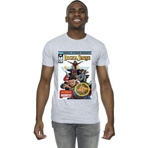 Marvel Men's Doctor Strange Comic Cover T-Shirt in Grey Size: 2XL Grey 2XL Marvel Men's Doctor Strange Comic Cover T-Shirt in Grey Size: 2XL Grey 2XL