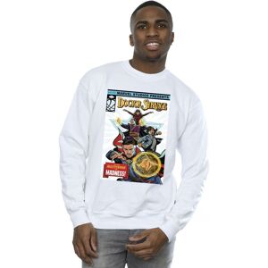 Marvel Men's Doctor Strange Comic Cover Sweatshirt in White Size: 5XL White 5XL Marvel Men's Doctor Strange Comic Cover Sweatshirt in White Size: 5XL White 5XL