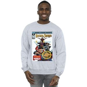 Marvel Men's Doctor Strange Comic Cover Sweatshirt in Grey Size: 4XL Grey 4XL Marvel Men's Doctor Strange Comic Cover Sweatshirt in Grey Size: 4XL Grey 4XL