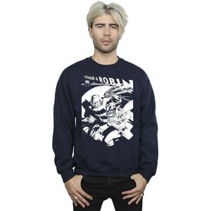DC Comics Men's Batman & Boy Wonder Sweatshirt in Navy Size: 4XL Navy 4XL DC Comics Men's Batman & Boy Wonder Sweatshirt in Navy Size: 4XL Navy 4XL