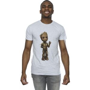 Marvel Men's I Am Groot Wave Pose T-Shirt in Grey Size: 4XL Grey 4XL Marvel Men's I Am Groot Wave Pose T-Shirt in Grey Size: 4XL Grey 4XL