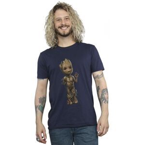 Marvel Men's I Am Groot Wave Pose T-Shirt in Navy Size: 2XL Navy 2XL Marvel Men's I Am Groot Wave Pose T-Shirt in Navy Size: 2XL Navy 2XL