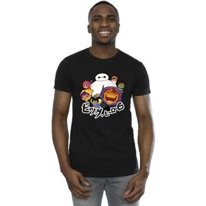 Disney Men's Big Hero 6 Baymax Group Manga T-Shirt in Black Size: 3XL Black 3XL Disney Men's Big Hero 6 Baymax Group Manga T-Shirt in Black Size: 3XL Black 3XL