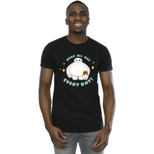 Disney Men's Big Hero 6 Baymax Hugs Everyday T-Shirt in Black Size: 3XL Black 3XL Disney Men's Big Hero 6 Baymax Hugs Everyday T-Shirt in Black Size: 3XL Black 3XL