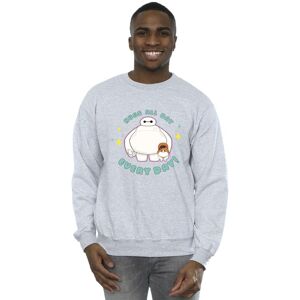 Disney Men's Big Hero 6 Baymax Hugs Everyday Sweatshirt in Grey Size: 5XL Grey 5XL Disney Men's Big Hero 6 Baymax Hugs Everyday Sweatshirt in Grey Size: 5XL Grey 5XL