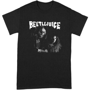 Beetlejuice Men's Monochrome T-Shirt in Black Size: 2XL Black 2XL Beetlejuice Men's Monochrome T-Shirt in Black Size: 2XL Black 2XL