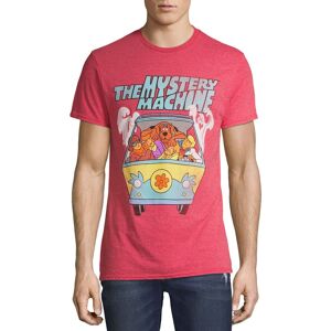 Scooby Doo Men's The Mystery Machine T-Shirt in Red Size: Medium Red M Scooby Doo Men's The Mystery Machine T-Shirt in Red Size: Medium Red M