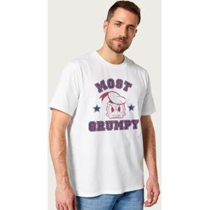 Disney Men's Most Grumpy Donald Duck T-Shirt in White Size: Large White L Disney Men's Most Grumpy Donald Duck T-Shirt in White Size: Large White L