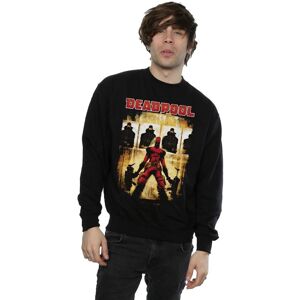 Marvel Men's Deadpool Target Practice Sweatshirt in Black Size: Small Black S Marvel Men's Deadpool Target Practice Sweatshirt in Black Size: Small Black S