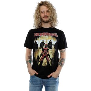 Marvel Men's Deadpool Target Practice T-Shirt in Black Size: Medium Black M Marvel Men's Deadpool Target Practice T-Shirt in Black Size: Medium Black M