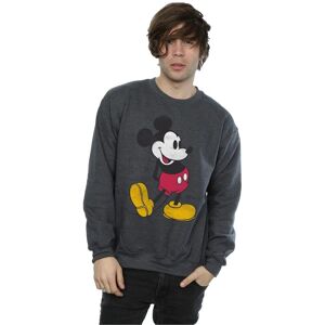 Disney Men's Mickey Mouse Classic Kick Sweatshirt in Dark Grey Size: 2XL Dark Grey 2XL Disney Men's Mickey Mouse Classic Kick Sweatshirt in Dark Grey Size: 2XL Dark Grey 2XL