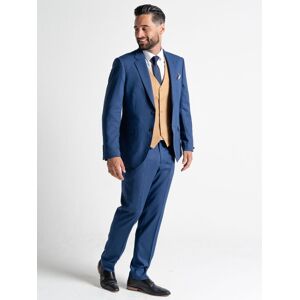 V2 Classic Men's Charlie - Royal Blue Jacket With Camel Waistcoat Size: 42R Royal 42R V2 Classic Men's Charlie - Royal Blue Jacket With Camel Waistcoat Size: 42R Royal 42R
