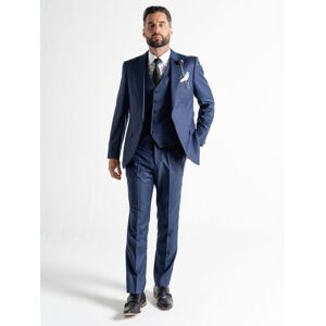 V2 Classic Men's Chelsea - Royal Blue with Plum Pinstripe Three Piece Suit Size: 42R Blue 42R V2 Classic Men's Chelsea - Royal Blue with Plum Pinstripe Three Piece Suit Size: 42R Blue 42R