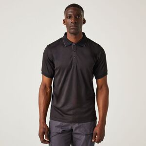 Regatta Men's Navigate' Polo Shirt in Jet Black Size: 3XL Jet Black 3XL Regatta Men's Navigate' Polo Shirt in Jet Black Size: 3XL Jet Black 3XL