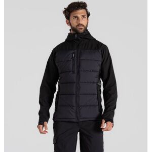 Craghoppers Men's Cawood Stretch Insulating Microfleece Hybrid Jacket in Black Size: 3XL Black 3XL Craghoppers Men's Cawood Stretch Insulating Microfleece Hybrid Jacket in Black Size: 3XL Black 3XL