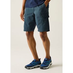 Regatta Men's Ruwan Cotton Twill Cargo Shorts in Dark Blue Size: 32R Dark Blue 32R Regatta Men's Ruwan Cotton Twill Cargo Shorts in Dark Blue Size: 32R Dark Blue 32R