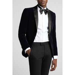 Antique Rogue Men's Slim Fit Velvet Dresswear Jacket in Navy Size: 42R Navy 42R Antique Rogue Men's Slim Fit Velvet Dresswear Jacket in Navy Size: 42R Navy 42R