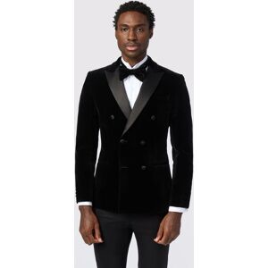 Antique Rogue Men's Slim Fit Velvet Jacket in Black Size: 40R Black 40R Antique Rogue Men's Slim Fit Velvet Jacket in Black Size: 40R Black 40R