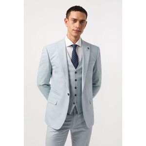 Antique Rogue Men's Blake Pale Blue Slim Fit Jacket Size: 40L Pale Blue 40L Antique Rogue Men's Blake Pale Blue Slim Fit Jacket Size: 40L Pale Blue 40L