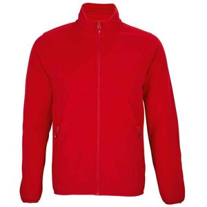 SOL'S Men's Factor Fleece Jacket in Red Size: 5XL Red 5XL SOL'S Men's Factor Fleece Jacket in Red Size: 5XL Red 5XL