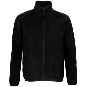 SOL'S Men's Factor Fleece Jacket in Black Size: 5XL Black 5XL SOL'S Men's Factor Fleece Jacket in Black Size: 5XL Black 5XL
