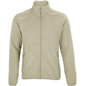 SOL'S Men's Factor Fleece Jacket in Beige Size: Large Beige L SOL'S Men's Factor Fleece Jacket in Beige Size: Large Beige L