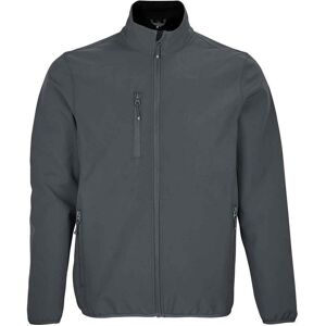 SOL'S Men's Falcon Soft Shell Jacket in Charcoal Size: Medium Charcoal M SOL'S Men's Falcon Soft Shell Jacket in Charcoal Size: Medium Charcoal M