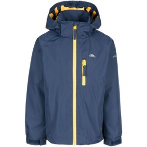Trespass Boy's Overwhelm Rain Jacket in Navy Size: 11-12 Years Navy 11-12 Years Trespass Boy's Overwhelm Rain Jacket in Navy Size: 11-12 Years Navy 11-12 Years