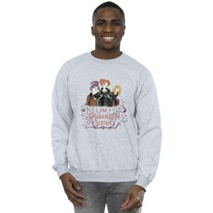 Disney Men's Hocus Pocus Sanderson Sister Sweatshirt in Grey Size: 5XL Grey 5XL Disney Men's Hocus Pocus Sanderson Sister Sweatshirt in Grey Size: 5XL Grey 5XL