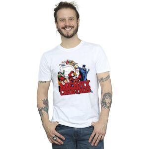 DC Comics Men's Batman Merry Christmas Comic T-Shirt in White Size: 5XL White 5XL DC Comics Men's Batman Merry Christmas Comic T-Shirt in White Size: 5XL White 5XL