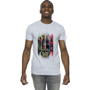 DC Comics Men's Black Adam JSA Gold Badge T-Shirt in Grey Size: Large Grey L DC Comics Men's Black Adam JSA Gold Badge T-Shirt in Grey Size: Large Grey L