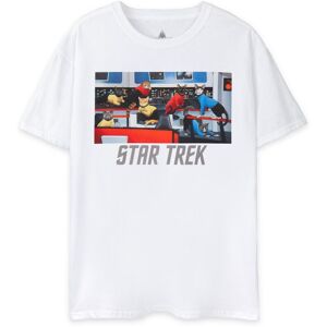 Star Trek Men's Short Sleeved T-Shirt (Adult White) in White Size: 3XL White 3XL Star Trek Men's Short Sleeved T-Shirt (Adult White) in White Size: 3XL White 3XL