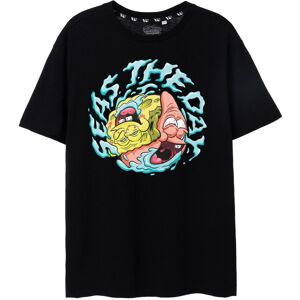 SpongeBob SquarePants Men's Adult Short Sleeved T-Shirt (Mens Black) in Black Size: 2XL Black 2XL SpongeBob SquarePants Men's Adult Short Sleeved T-Shirt (Mens Black) in Black Size: 2XL Black 2XL