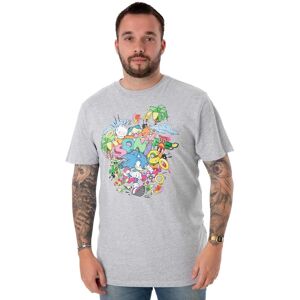 Sonic the Hedgehog Men's Adult Short Sleeved T-Shirt (Mens Grey Marl) Size: Medium Grey M Sonic the Hedgehog Men's Adult Short Sleeved T-Shirt (Mens Grey Marl) Size: Medium Grey M