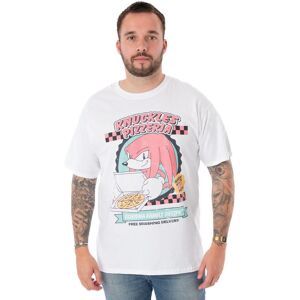 Sonic the Hedgehog Men's Adult Short Sleeved T-Shirt (Mens White) in White Size: Small White S Sonic the Hedgehog Men's Adult Short Sleeved T-Shirt (Mens White) in White Size: Small White S