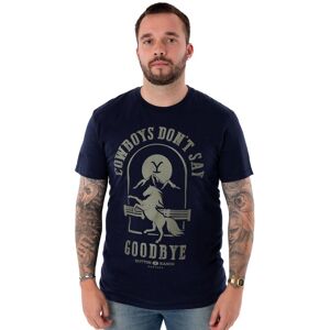 Yellowstone Men's Short Sleeved T-Shirt (Adult Navy) in Blue Size: Small Blue S Yellowstone Men's Short Sleeved T-Shirt (Adult Navy) in Blue Size: Small Blue S