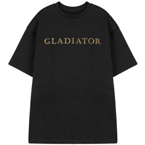 Gladiator Men's Adult Short Sleeved T-Shirt (Mens Black) in Black Size: Large Black L Gladiator Men's Adult Short Sleeved T-Shirt (Mens Black) in Black Size: Large Black L
